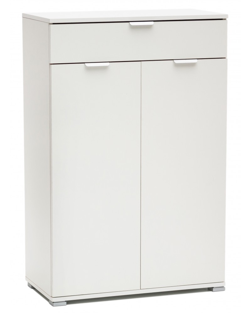 RD218 Armadio bianco 2 ante + cassetto