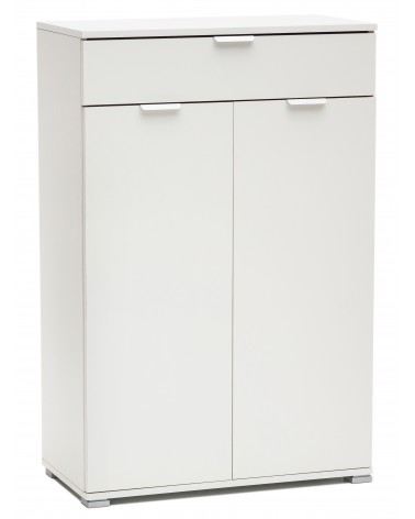 RD218 Armadio bianco 2 ante + cassetto