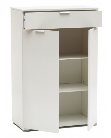 RD218 Armadio bianco aperto
