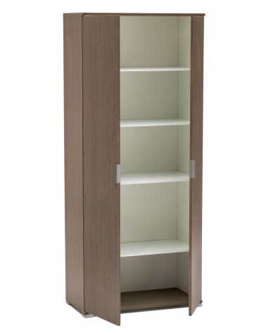 RD281 Rovere grigio armadio aperto