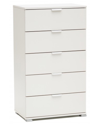 RD305 Bianco 5 cassetti