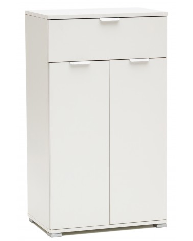 RD306 Armadio bianco 2 ante + cassetto