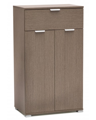 RD306 Armadio Rovere Grigio 2 ante + cassetto