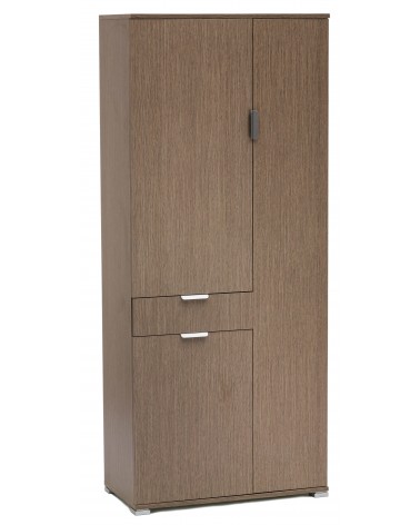 RD400 Armadio rovere grigio 3 ante + cassetto