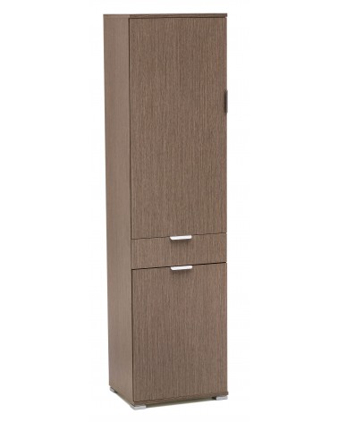 RD401 Armadio Rovere Grigio 2 ante + cassetto