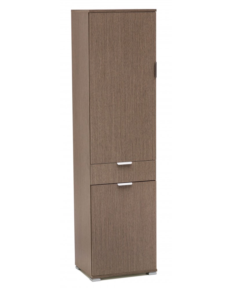 RD401 Armadio Rovere Grigio 2 ante + cassetto