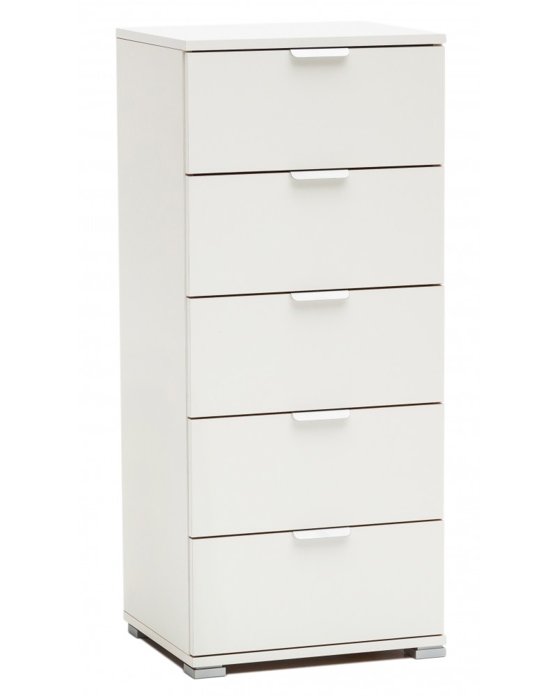 RD611 Bianco 5 cassetti