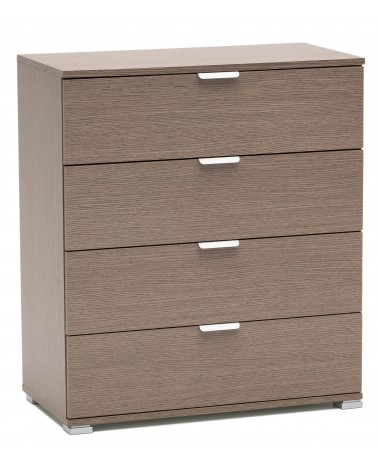 RD614 Rovere Grigio Cassettiera 4 cassetti